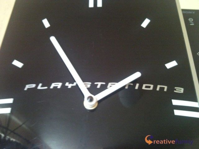 Playstation 3 PS3 video game wall and table clock, gamer room gift
